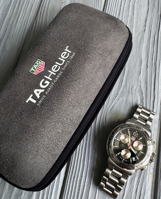 Мужские Часы TAG Heuer Formula 1 Chronograph black silver. Киев - изображение 5