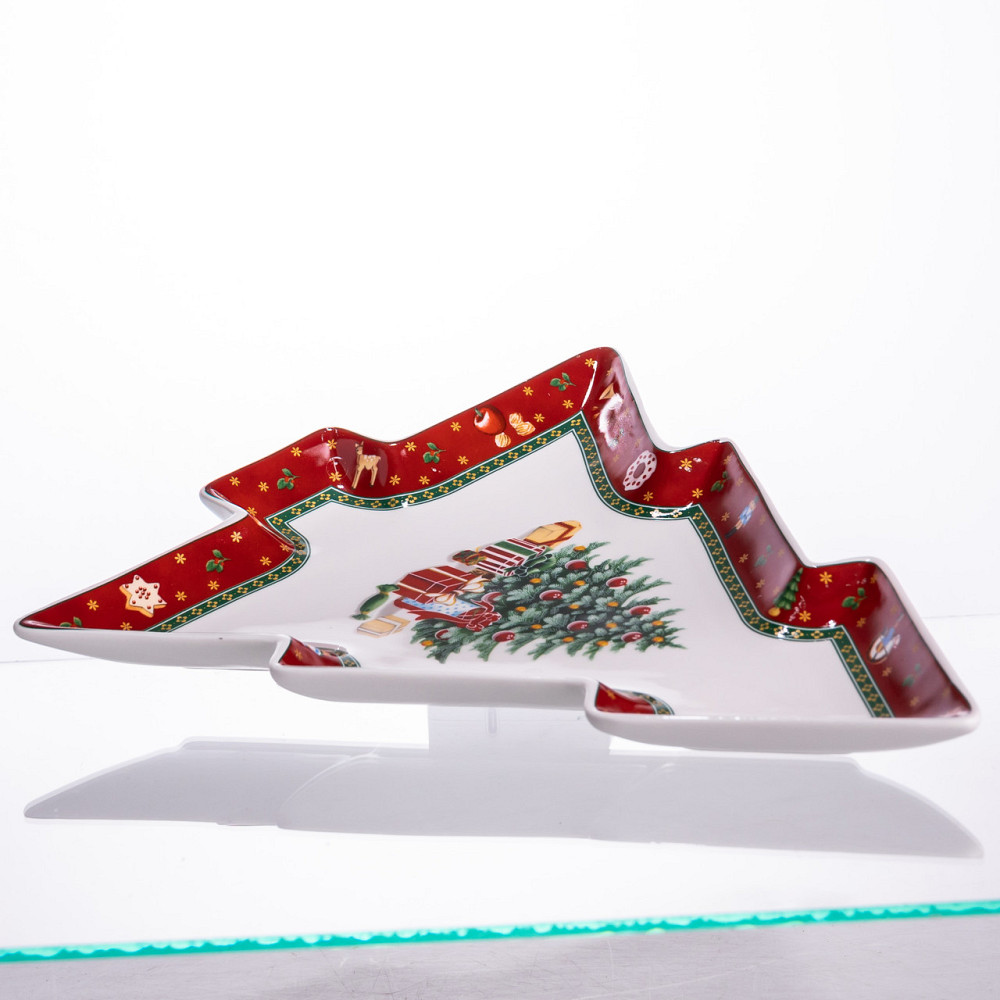 Сервірувальне новорічне блюдо для закусок Christmas 29×24×2 (см) порцеляна HP-SDHK-17 Коломыя - изображение 5