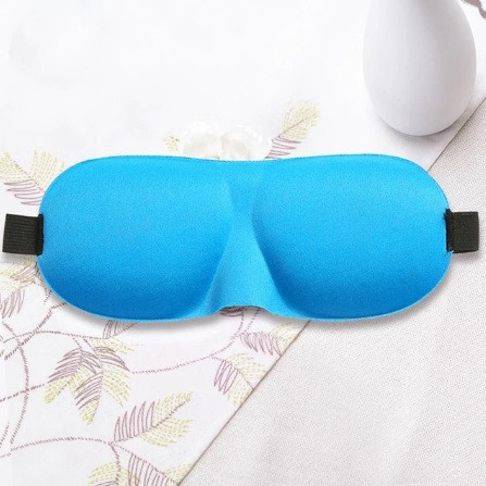 Маска на очі для сну one size блакитний Київ - фото 1