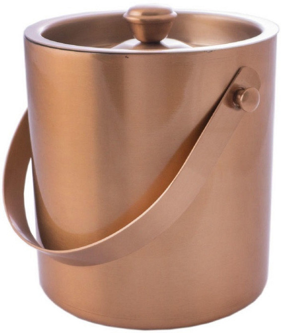 ВЕДРО ДЛЯ ЛЬДА ИЗ НЕРЖАВЕЮЩЕЙ СТАЛИ V 1 Л НЕО БРОНЗА (ШТ) 1977 ABA-OPT Одесса - изображение 1