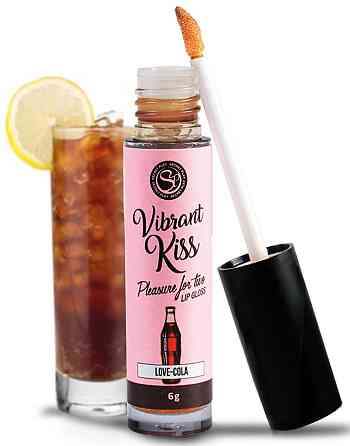 Блеск для губ с эффектом вибрации Secret Play - LIP GLOSS Vibrant Kiss Cola, 6 грамм Sex Aura Киев