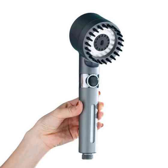 Насадка для душа массажная лейка 4в1 с массажными силиконовыми шипами водосберегающая душевая лейка RF-80 Киев