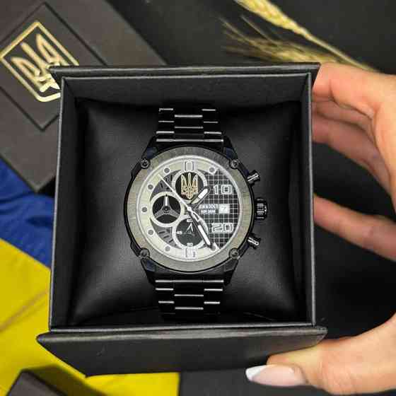 Awarder 016 Тризуб золото Black-Black Steel Киев