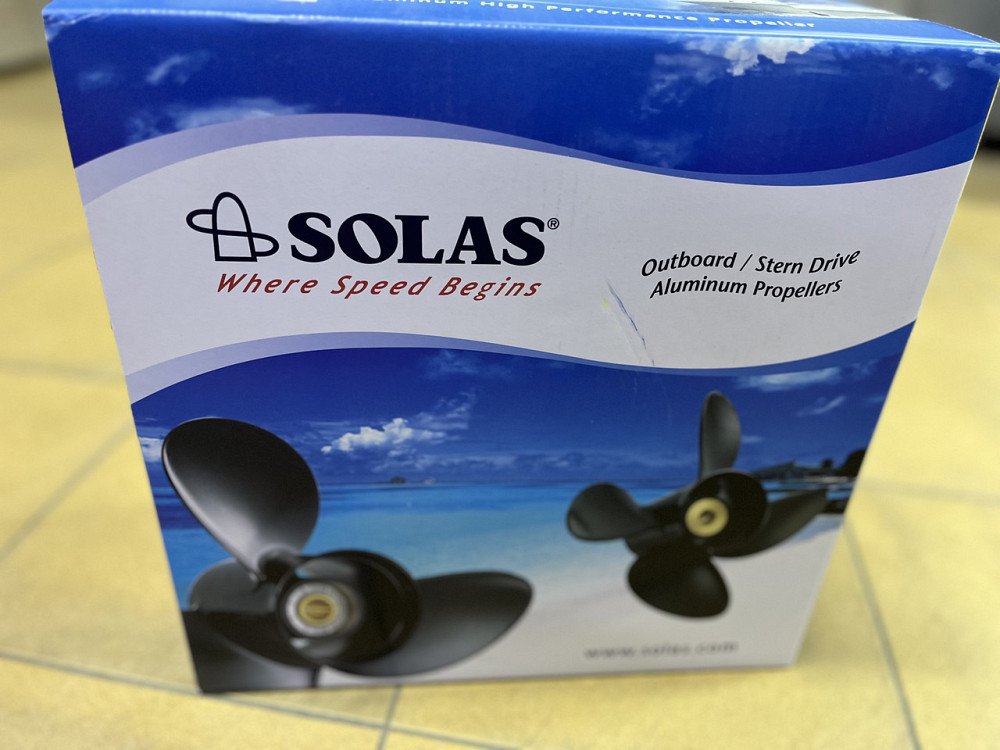 Винт гребной лодочный Solas  Tohatsu (3x11.4x12RB) 3T5B64525-0 Киев - изображение 4