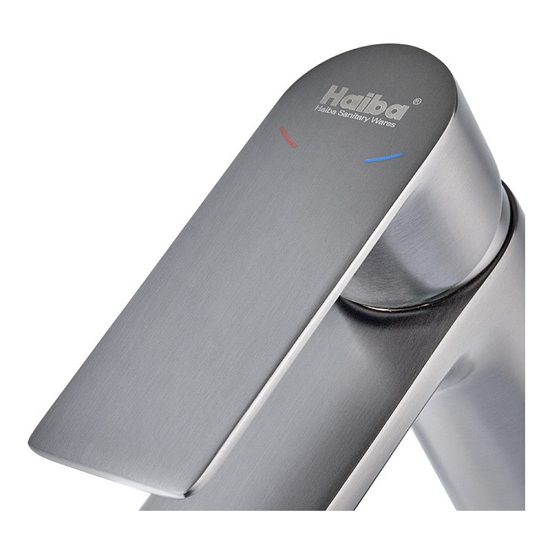 Смеситель для раковины Haiba Alex 001 Graphite HB3992 Харьков - изображение 3