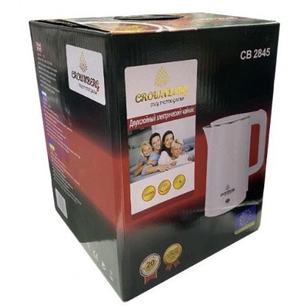 Электрочайник Crownberg CB-2845 дисковый 1.8л 1800Вт Green GZ-83 Львов - изображение 2