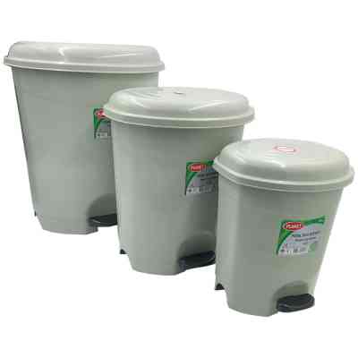 Контейнер для сміття Planet Household №3 з педаллю сірий 12 л (10341) Вінниця