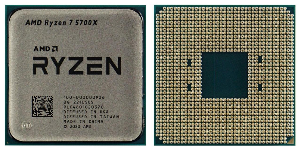 Процесор AMD Ryzen 7 5700X (3.4 GHz 32MB 65 W AM4) Tray (100-000000926) Для настільного ПК Харків - фото 2