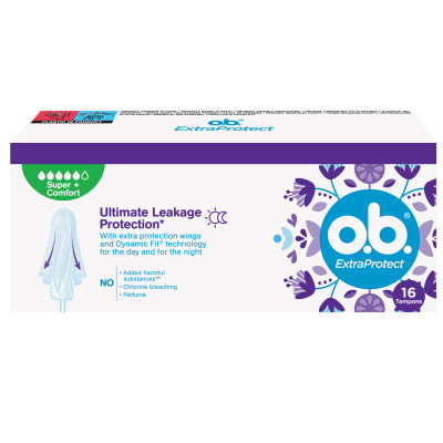 Тампони o.b. ExtraDefence Super+ Comfort 16 шт. (3574661467719/3574661626079) Вінниця - фото 1
