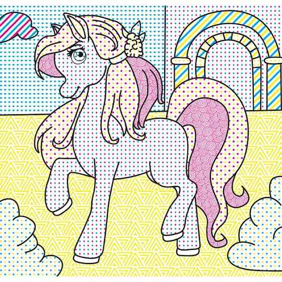 Водні розмальовки Чарівна розмальовка Поні 757173, 4 малюнки Вінниця