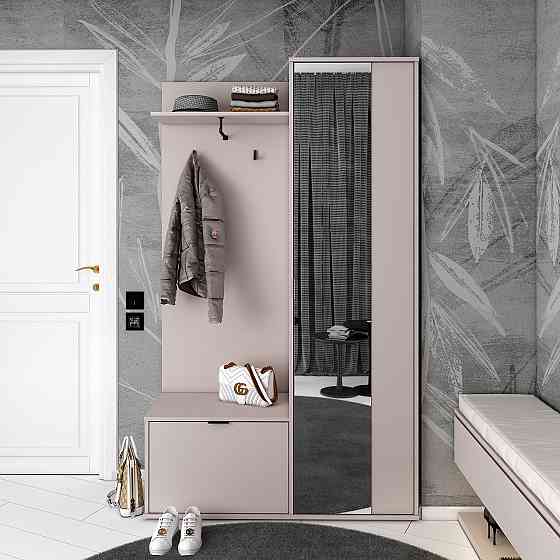 Прихожая Doros Дора Кашемир 1 ДСП/1 Зеркало 113.5х40х192 DRS-011780 (44900364) Львов