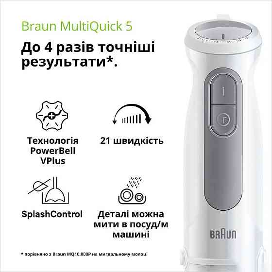 Блендер Braun MQ 50001 M WH ( 13236 ) Харьков