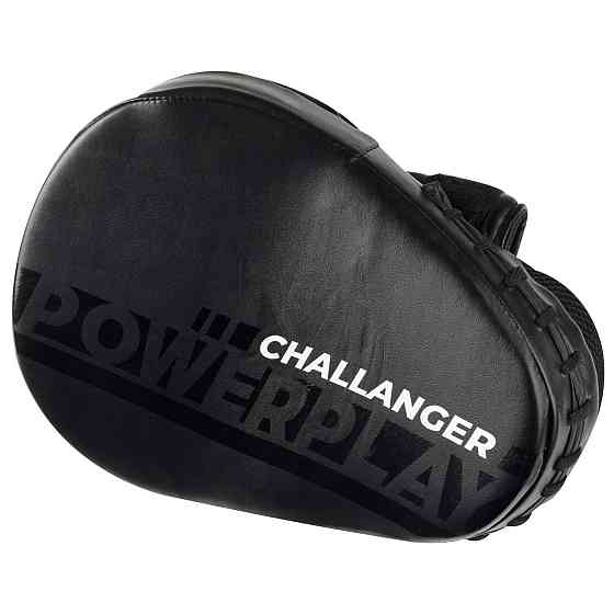 Лапи боксерські PowerPlay 3041 Чорні PU [пара] Кам'янське