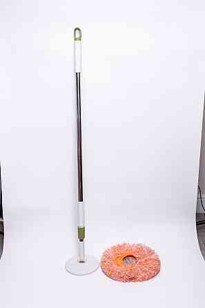 Household Швабра з телескопічною ручкою та круглою змінною насадкою для прибирання плитки, ламі Киев