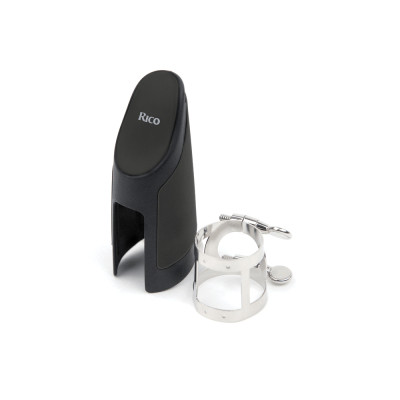 Лігатура для саксофонів D'Addario Rico Ligature &amp; Cap For Alto Sax Nickel-Plated (RAS1N) Вінниця - фото 1