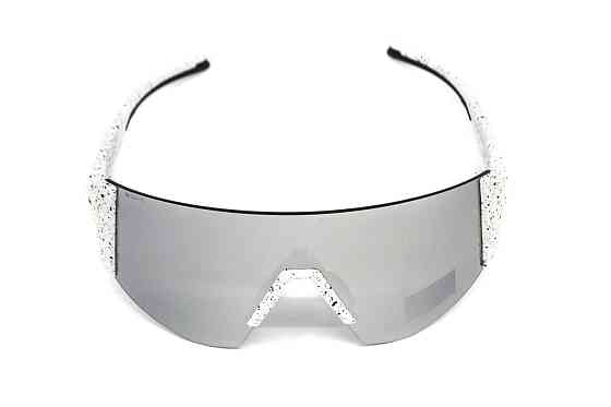 Окуляри захисні Global Vision Astro White (G-Tech™ silver), дзеркальні сірі в білій оправі (з можливістю установки діоптрійної Запорожье