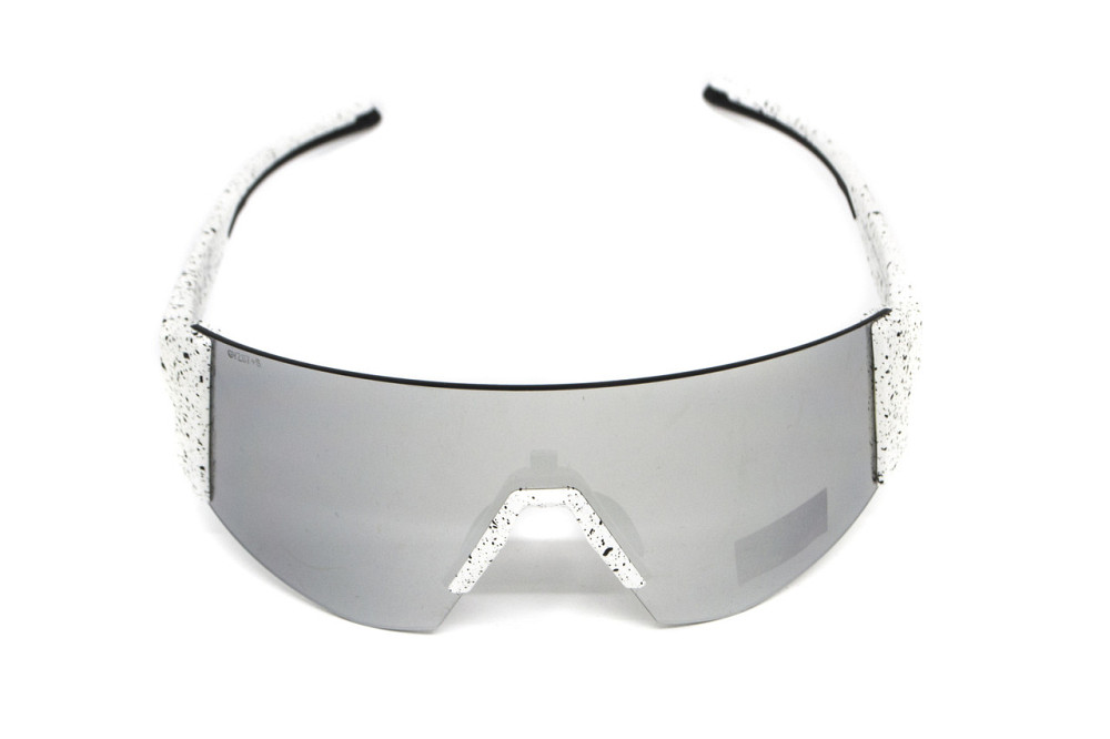Окуляри захисні Global Vision Astro White (G-Tech™ silver), дзеркальні сірі в білій оправі (з можливістю установки діоптрійної Запорожье - изображение 6