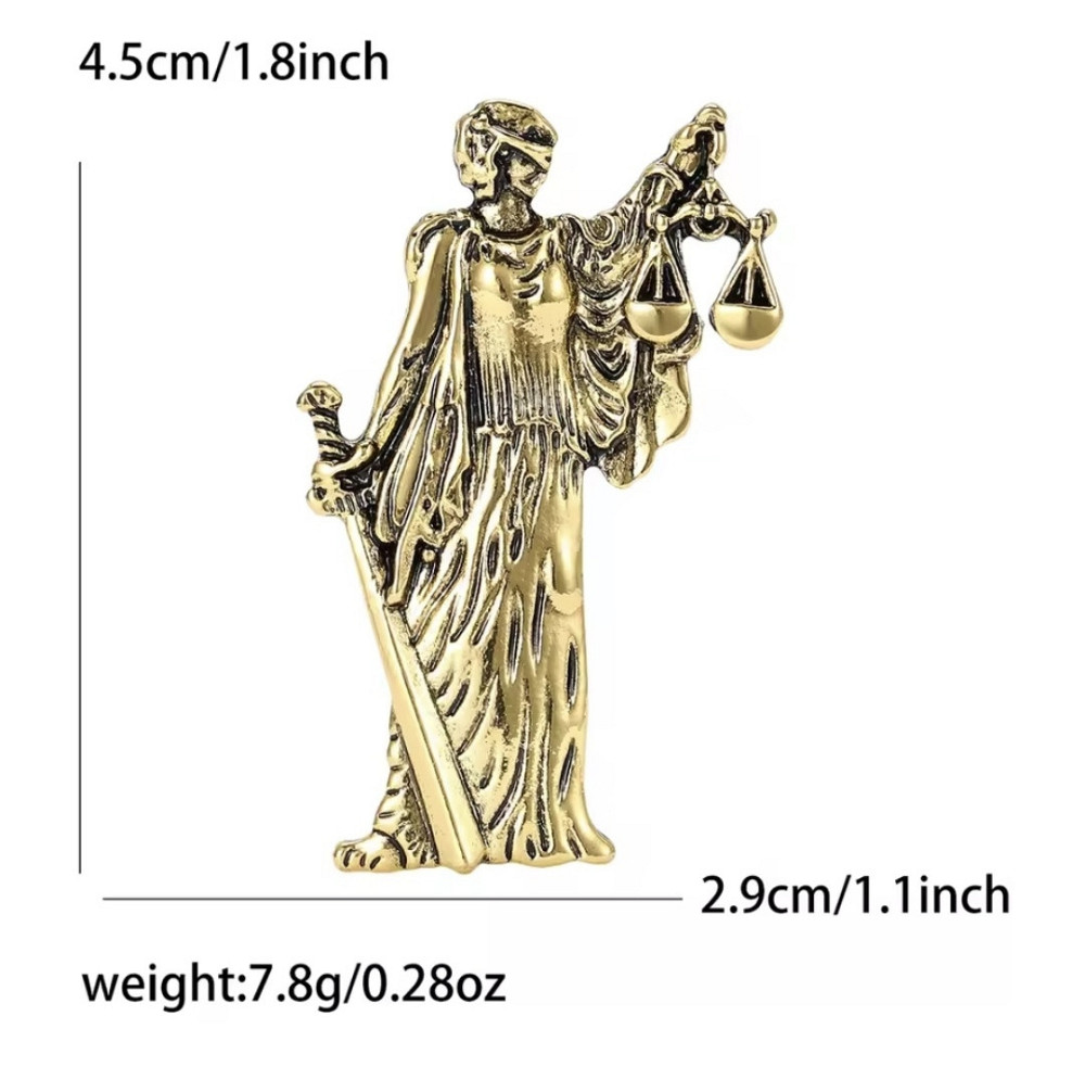 Брошка "Феміда богиня правосуддя" Сміла - фото 2