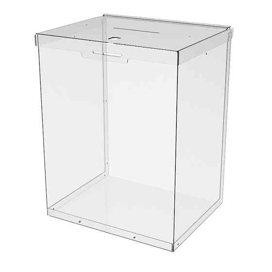 Ящик EKOSTAR с замком для пожертвований и сбора денег 250x200x320. Объем 16 литров Киев