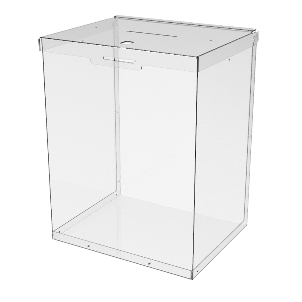 Ящик EKOSTAR с замком для пожертвований и сбора денег 250x200x320. Объем 16 литров Киев - изображение 2