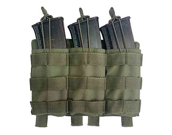 Подсумок для АК на три магазина Novator PAK-1 Khaki (Oxford) Киев