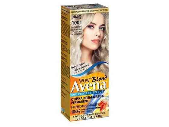 Крем-фарба Blond Color 1001 Платиновий WOW-блонд ТМ AVENA Solmir Київ