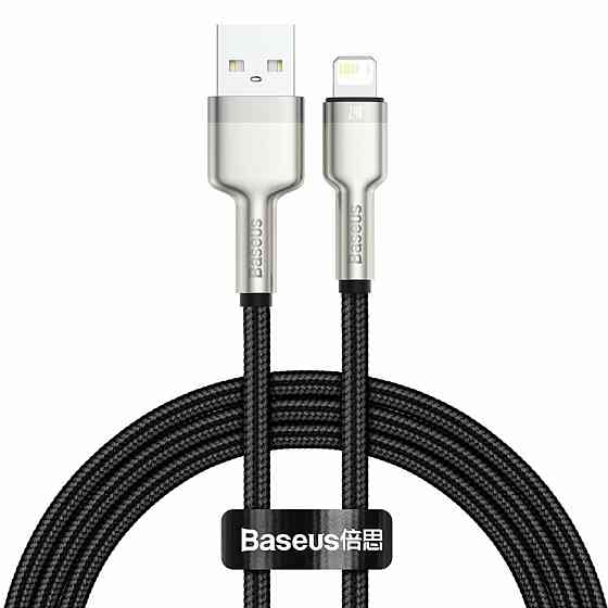 Кабель Baseus Cafule Series Metal Data Cable Type-C to iP PD 20W 1m Black Київ