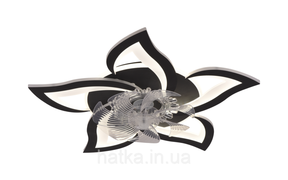 Стельовий світильник-вентилятор YZD5005-Fan (Чорний) Київ - фото 3