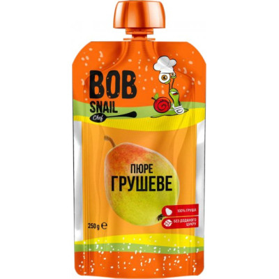 Дитяче пюре Bob Snail Равлик Боб Груша 250 г (4820219343950) Вінниця - фото 1