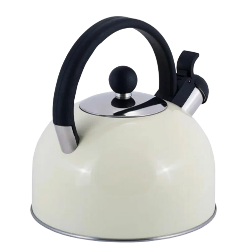 Чайник 2,5л нержавіюча сталь зі свистком (салатовий,кавовий,беж) 0679BG KAMILLE Житомир - фото 6