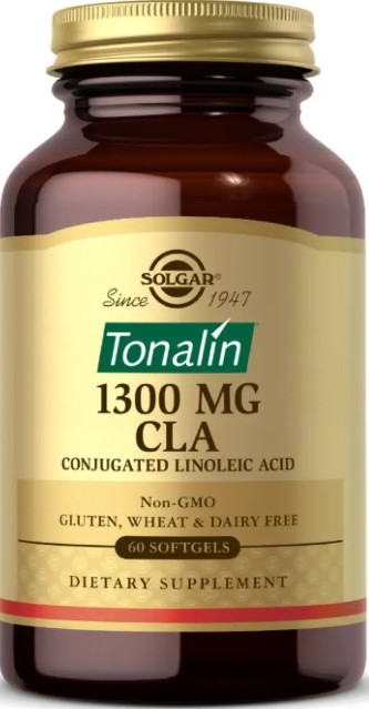 Конъюгированная линолевая кислота (тоналин) Solgar Tonalin® CLA 1300mg 60 softgels Киев - изображение 1