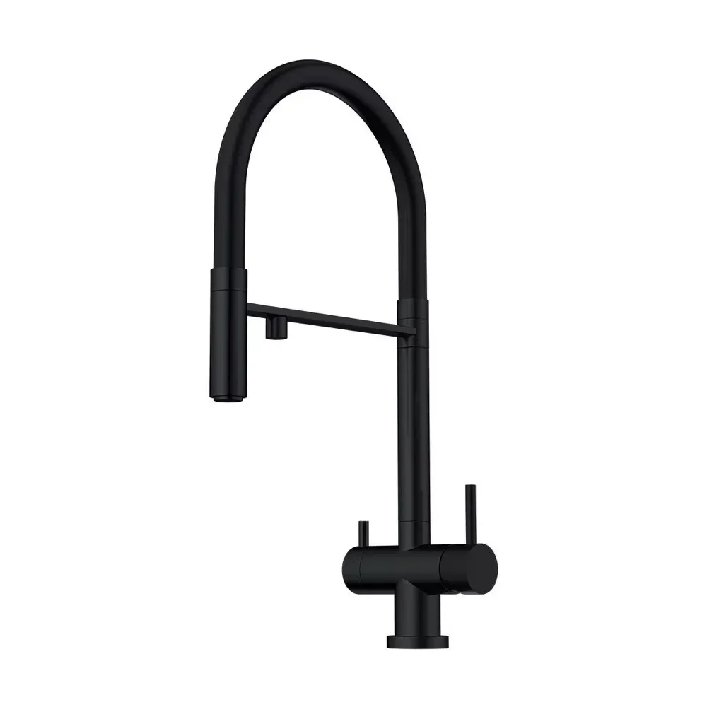 Смеситель для кухни с подключением к фильтру WEZER TOP4-01-BLACK черный Киев - изображение 1