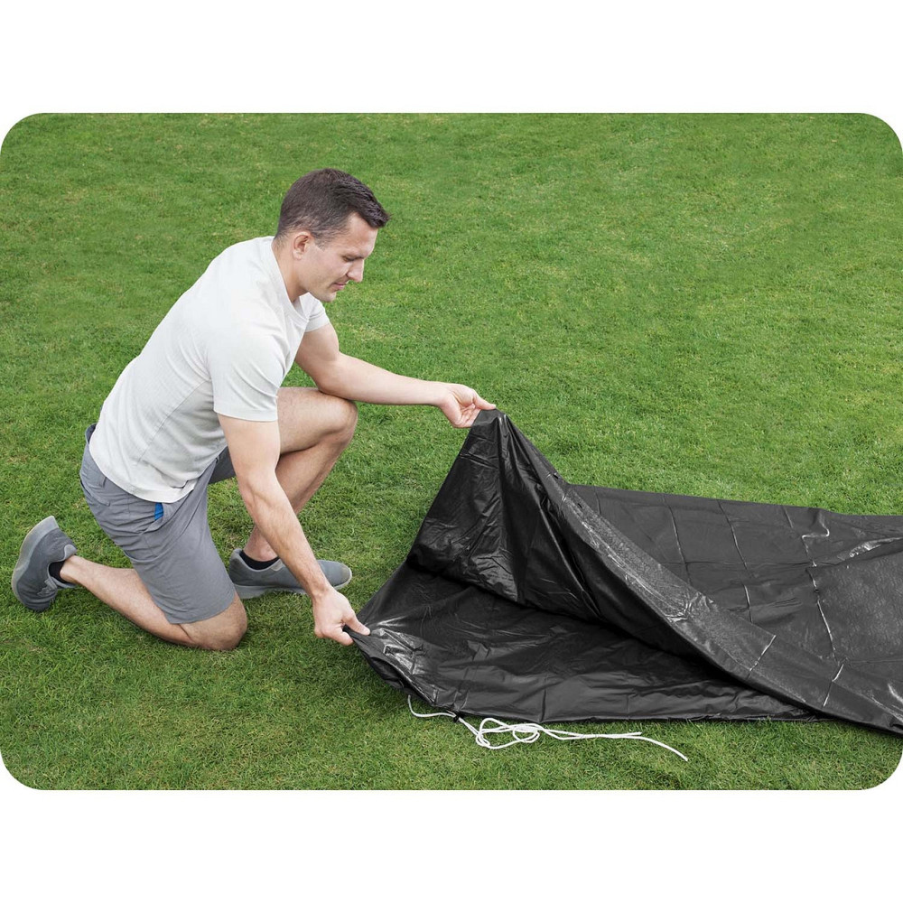 Накриття для каркасного басейну Bestway 58037 366 см Київ - фото 5