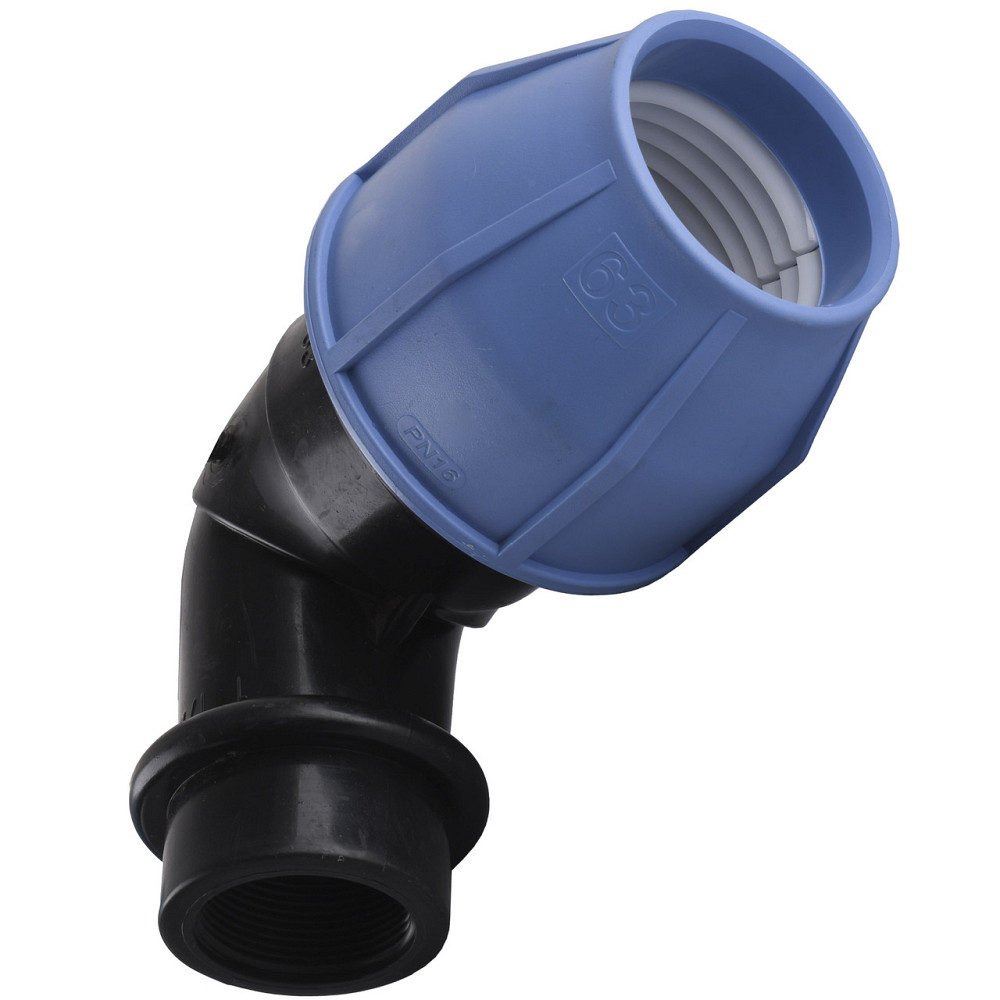 Коліно ПНД Vsplast 63*1 1/2 '' ВР 4002 (000007896) Київ - фото 2