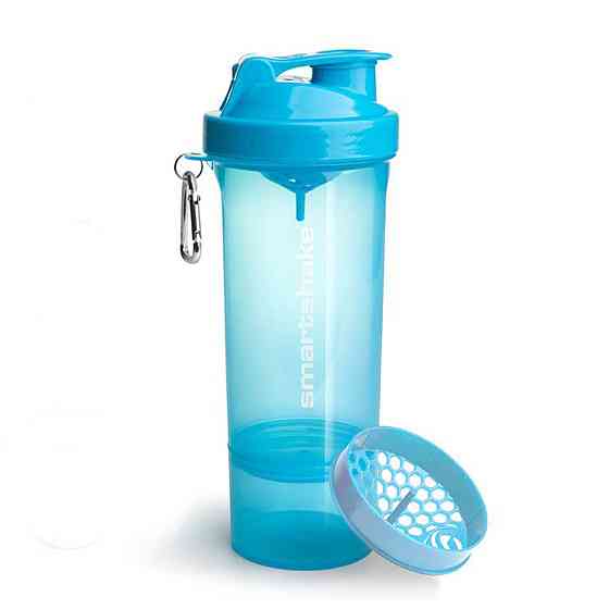 Шейкер спортивний SmartShake Slim 500ml Neon Blue Каменское