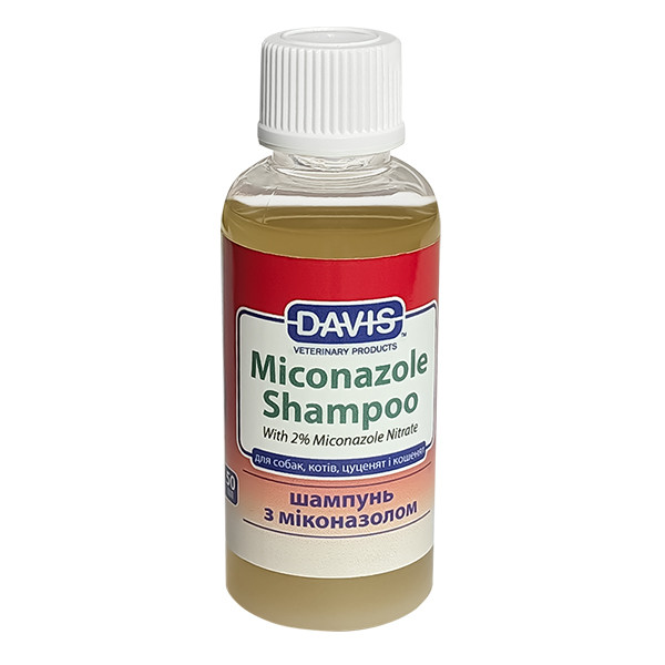 Davis Miconazole Shampoo ДЕВІС МІКОНАЗОЛ шампунь з 2% нітратом міконазолу для собак і котів із захворюваннями шкіри Київ - фото 1