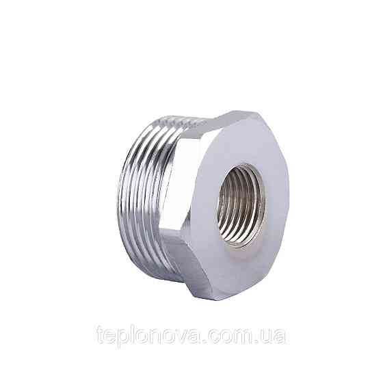 Футорка переходная SOLOMON 1/2″х1″ хром НВ 8209 Черновцы