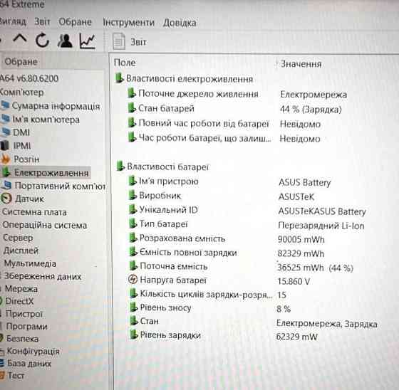 16 дюймовый ASUS ROG ZEPHYRUS M16/GU503ZM / I7-12700H / 512GB / 16GB/NVIDIA GeForce RTX 3060 Харьков