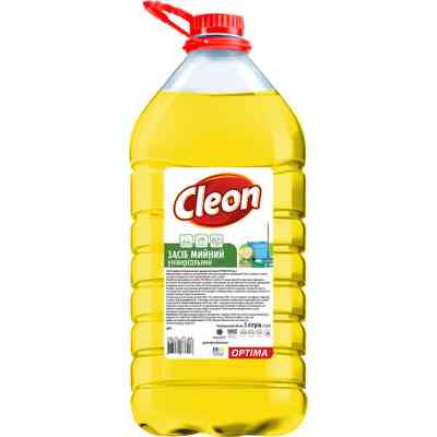 Засіб для миття підлоги Cleon Універсальний Лимон 5 л (4820289450152) Вінниця