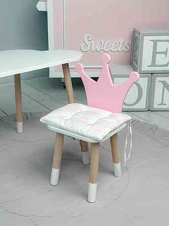 М'яка подушка для дитячого стільчика, сіра Київ