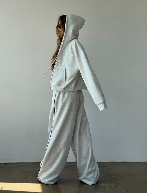 Женский прогулочный костюм двойка: кофта и штаны двунить Одесса - изображение 1