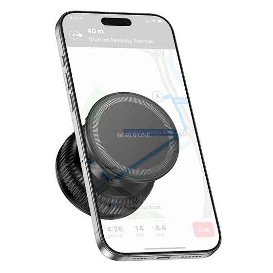 Автотримач для телефона BOROFONE BH139 Rider vacuum suction cup magnetic holder(universal) Одеса