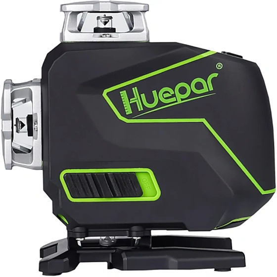 Лазерный уровень Huepar S04CG комплект №5: цвет лазера зеленый, кейс (481014) Киев