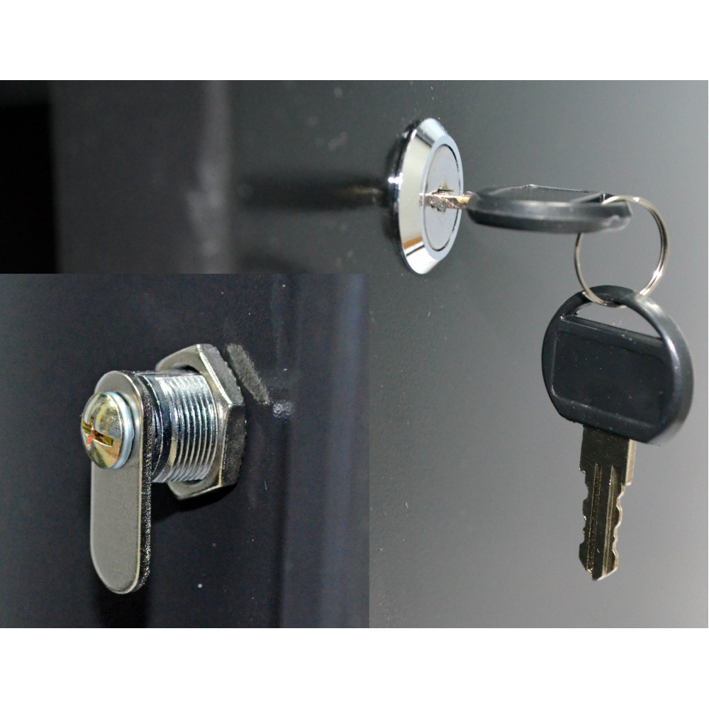 Шафа серверна CMS 18U 610 х 675 UA-MGSE1866MB для мережевого обладнання Київ - фото 5