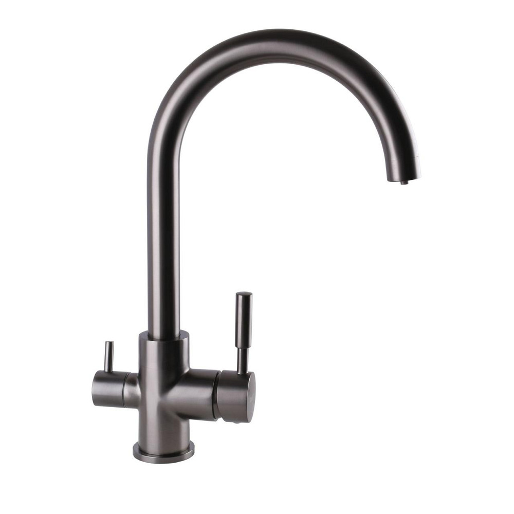 Смеситель для кухни под осмос Globus Lux LAZER GLLR-0333-11-GRAPHITE Киев - изображение 3