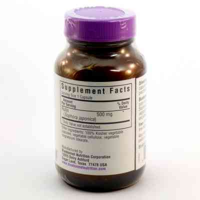 Антиоксидант Bluebonnet Nutrition Рутин 500мг, 50 гелевых капсул (BLB-00564) Винница