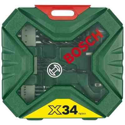 Набір свердл і біт Bosch X-LINE-34 (2.607.010.608) Вінниця