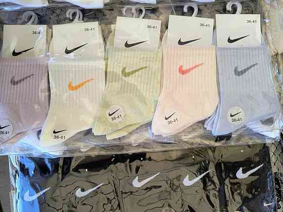 Жіночі шкарпетки за висотою з бавовни в наборі (5 штук) Nike W5 розмір 36-41 Київ