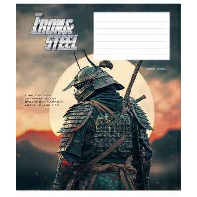 Зошит Школярик Iron&amp;Steel 24 аркуша клітинка (024-3284K) Вінниця