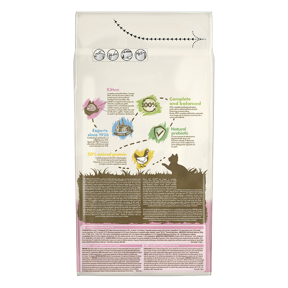 Сухий корм CAT CHOW Kitten для кошенят, з куркою, 1.5 кг Київ - фото 2